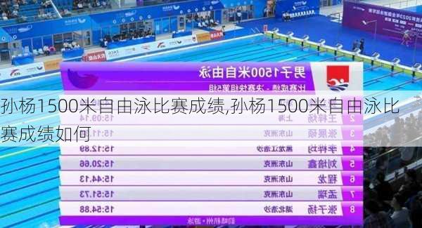 孙杨1500米自由泳比赛成绩,孙杨1500米自由泳比赛成绩如何